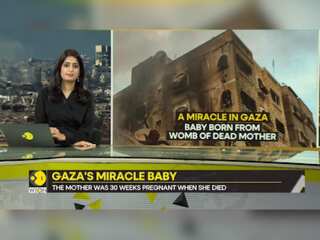 Gaza baby born from the womb of dead mother | Israel war