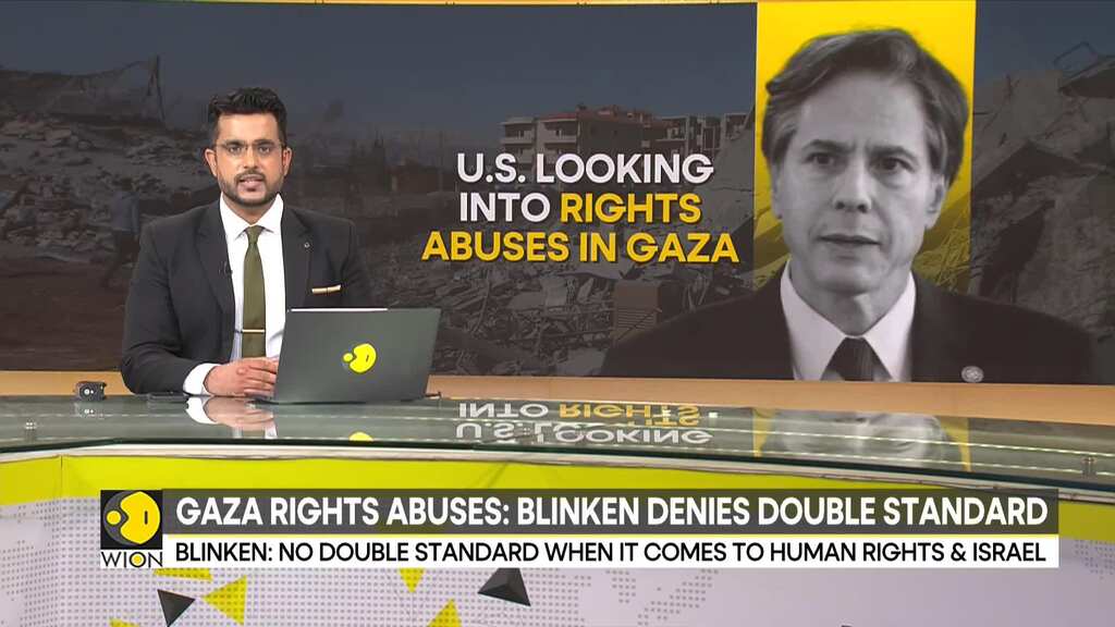 Gaza rights abuses: US Secretary of State Antony Blinken denies double standard