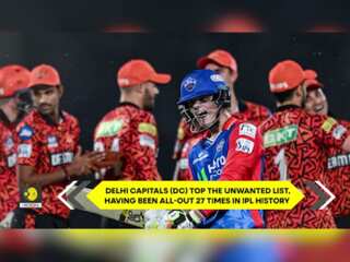 Teams most times all-out in IPL history