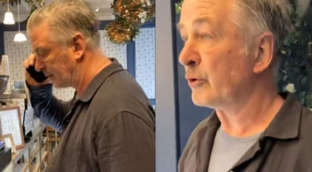 Alec Baldwin loses his cool when woman asks him to say 'Free Palestine'