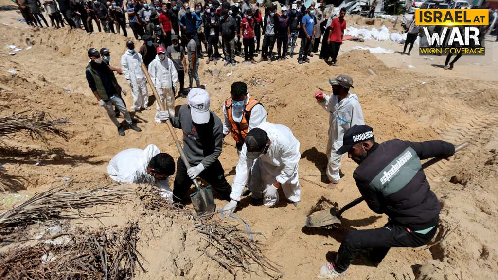 West Asia crisis: Bodies ‘with hands tied’ recovered from mass graves in Gaza