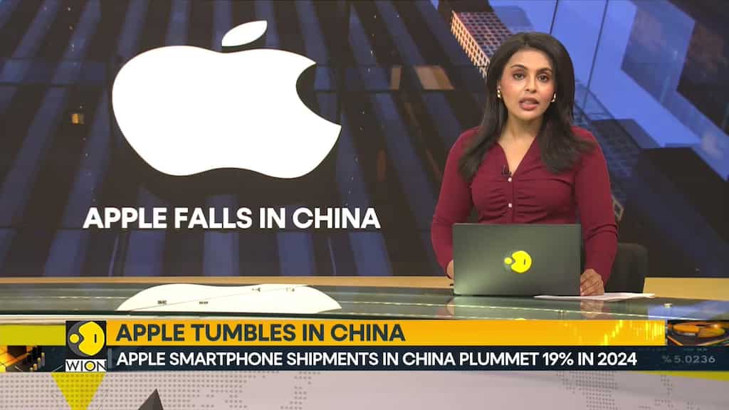 Apple smartphone shipments in China plummet 19% in 2024
