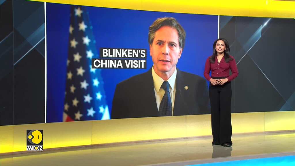 Top US diplomat Antony Blinken on a 3-day China visit