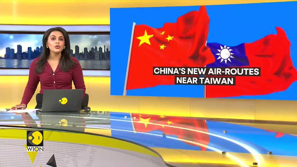 China says new air routes near Taiwan are to improve flight operations