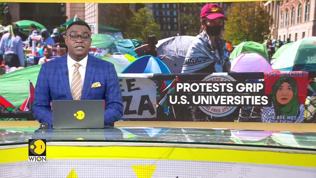 Tensions flare at US universities over Israel-Gaza war protests