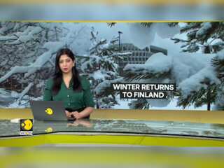 Winter returns to Finland: Heavy snow blankets capital Helsinki