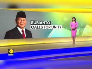 Indonesia: Prabowo Subianto addresses ceremony confirming his victory