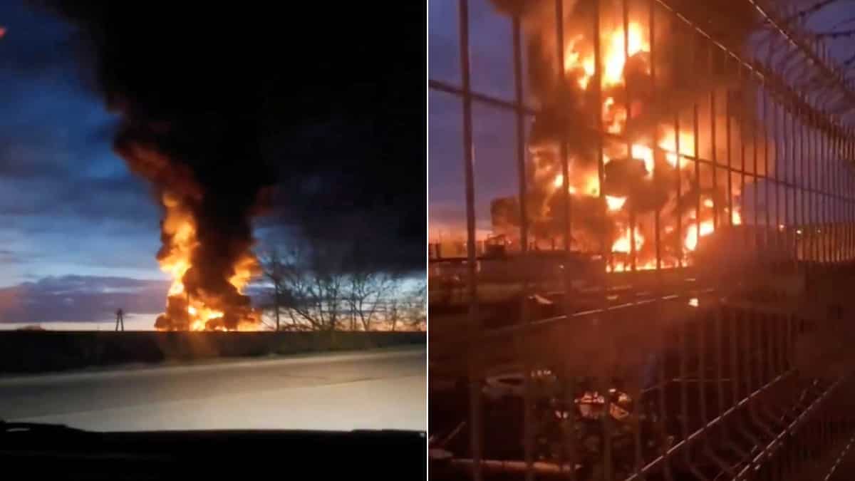 Ukraine claims to have attacked two Russian oil depots