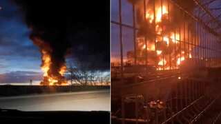 Ukraine claims to have attacked two Russian oil depots