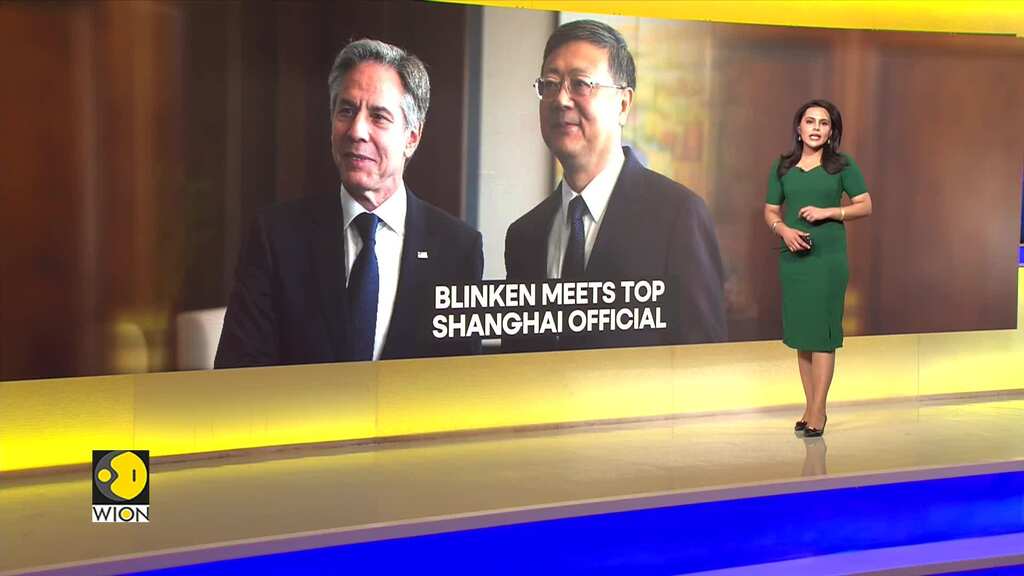 Antony Blinken holds meeting with the Communist Party Secretary Chen Jining