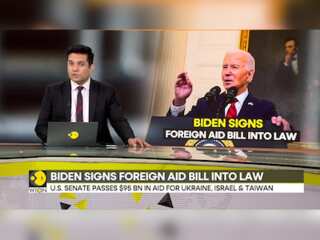 US' new Foreign Aid Bill: US Senate passes $95 billion in aid for Ukraine, Israel & Taiwan
