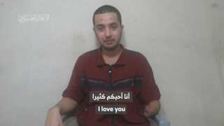 Hamas releases video of American-Israeli hostage in first proof of his survival after October attack
