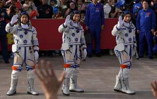 Watch: China launches manned spaceship to Tiangong space station for six months