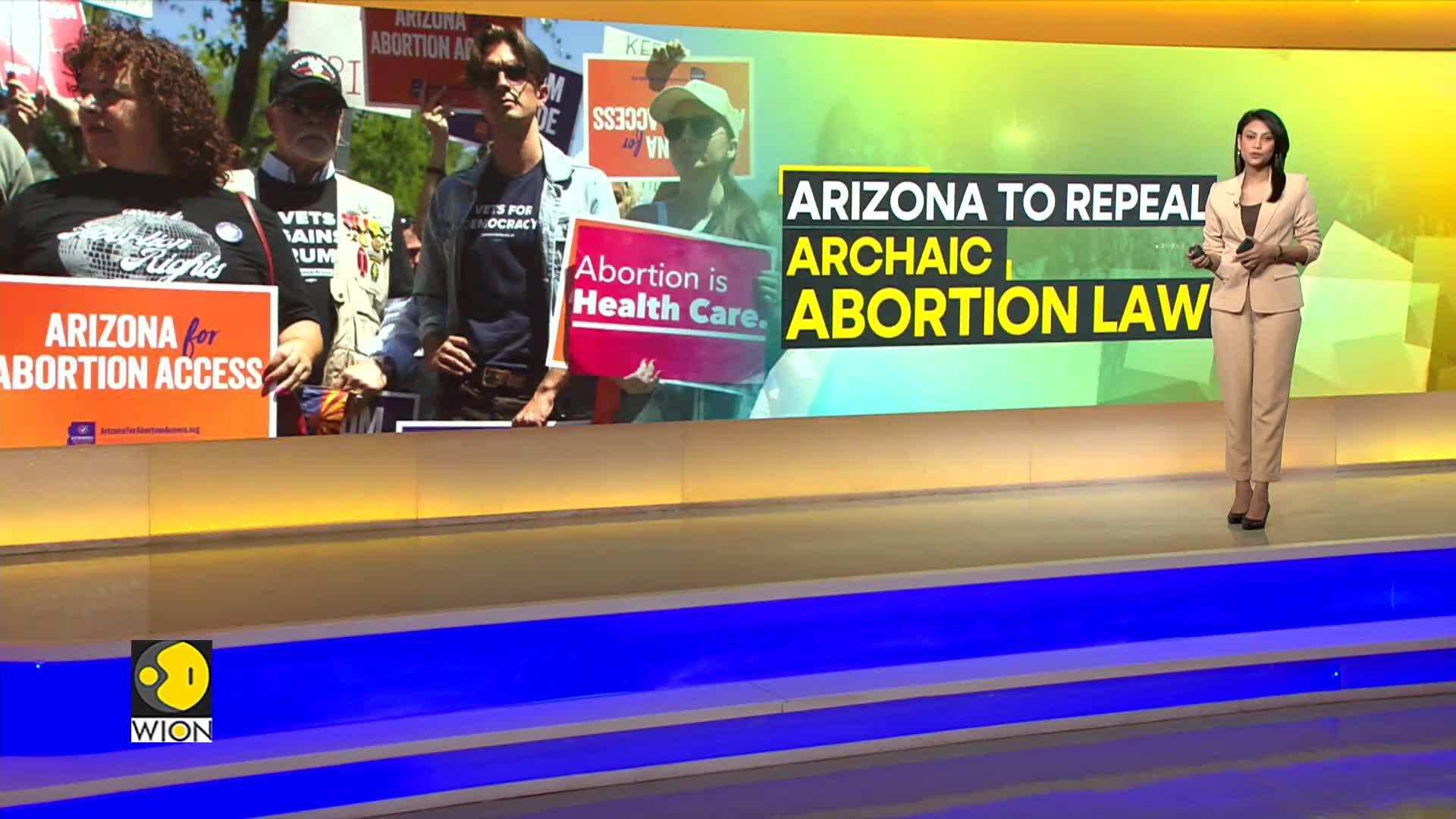 Arizona abortion ban Arizona lawmakers vote 3228 to remove blanket