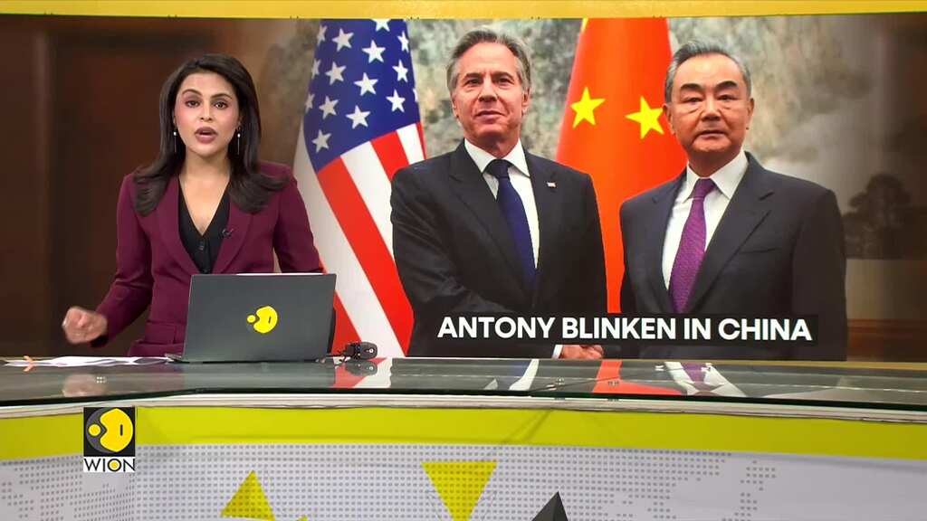 Blinken China visit: US Secy of State Blinken meets Chinese counterpart Wang Yi