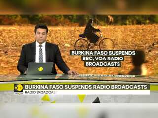 Burkina Faso suspends radio broadcasts; BBC, VOA suspended for two weeks