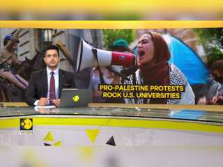 Israel-Hamas war: Anti-war protests grip US Universities | US starts building Gaza aid pier