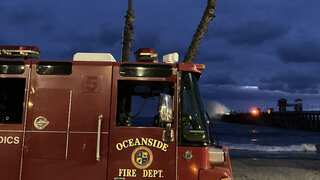 Watch: Restaurant at end of historic Southern California pier catches fire