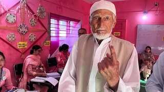 Lok sabha elections 2024: 102-year-old casts vote at Jammu polling booth