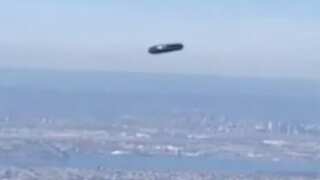 Watch: Baffled passenger captures 'possible' UFO flying above Big Apple from flight