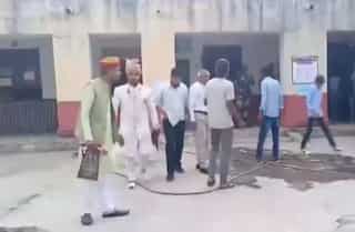 Lok Sabha Elections 2024: Groom reaches polling station with 'Baraat' to cast vote - Watch 