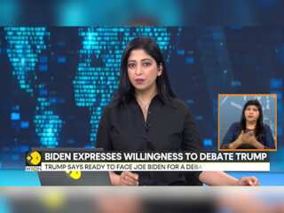US: Joe Biden says he’s ‘happy’ to debate Trump