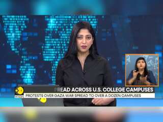 Pro-Palestinian protests spread across US college campuses