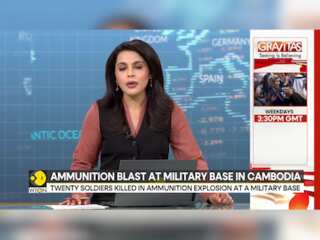 Ammunition explosion at Cambodia military base kills 20 soldiers