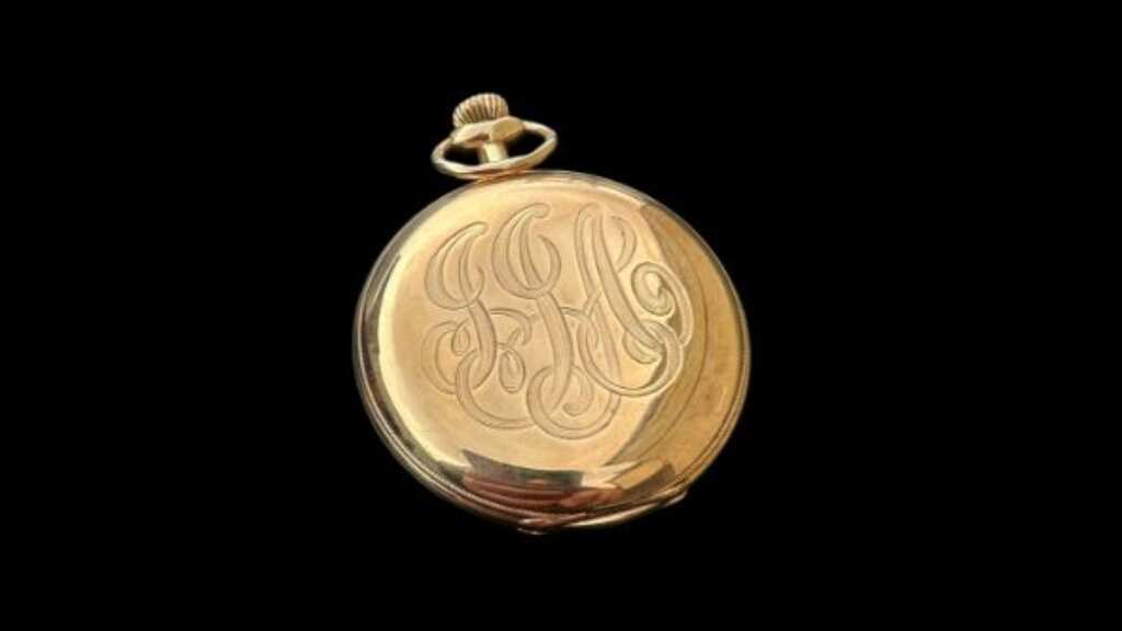 Gold pocket watch recovered from body of Titanic’s richest passenger to be auctioned