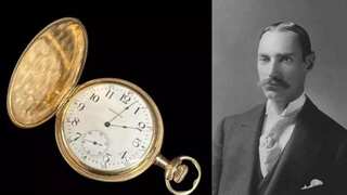 Titanic's wealthiest passenger's gold pocket watch sells for record $1.46mn