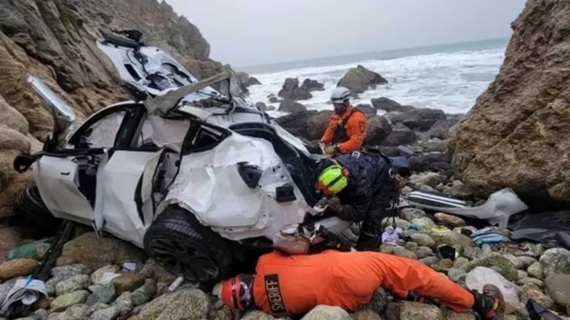 Indian-American doctor who drove Tesla off cliff had major psychotic episode, report says Indian-American doctor who drove Tesla off cliff had major psychotic episode, report says