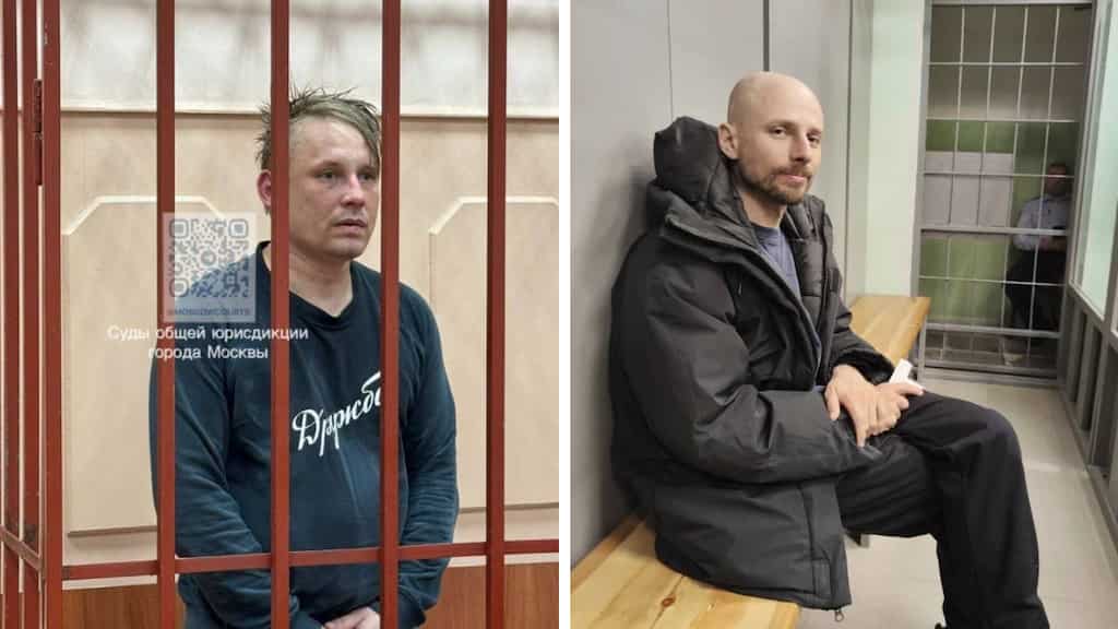 Two Russian journalists detained over ‘extremism’ after allegedly working for Navalny group