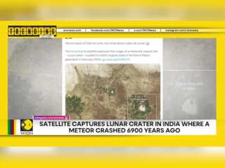 Satellite captures Luna Crater in India where a meteor crashed 6900 years ago