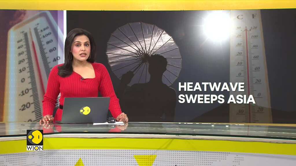 Heatwave sweeps across Asia