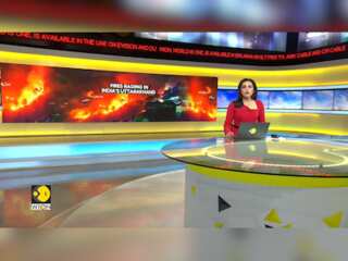 Uttarakhand: Fires raging in India's Nainital, spreads through forests