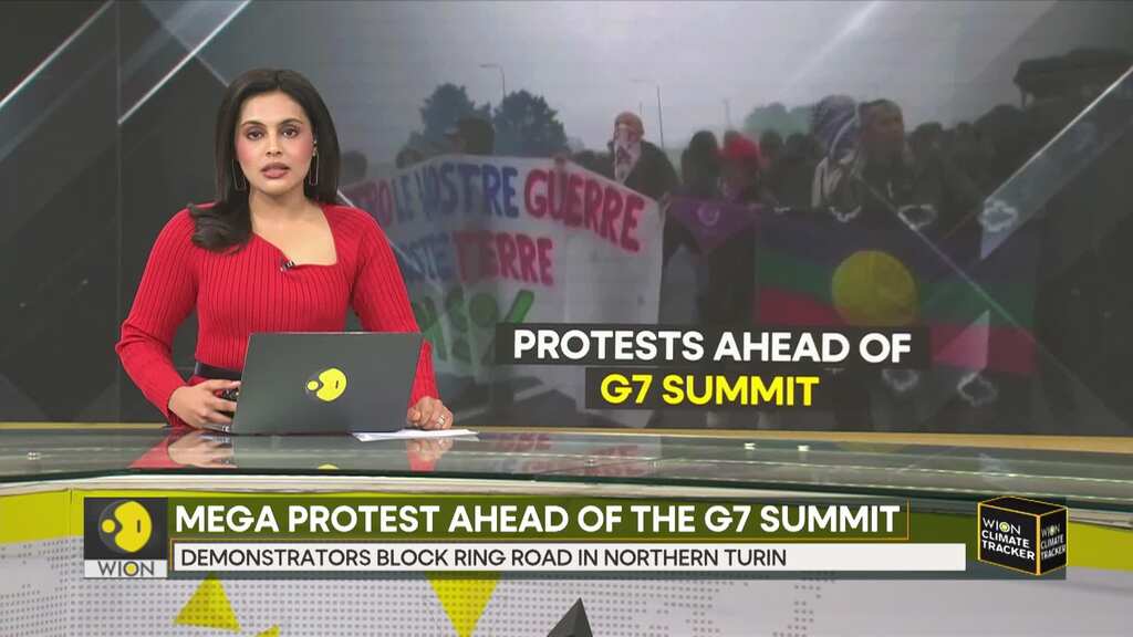 Mega protest ahead of G7 summit