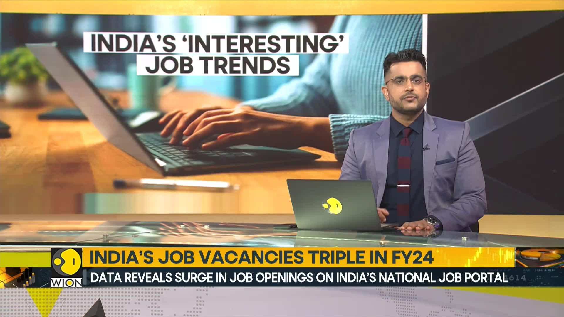 Data reveals surge in job openings on india s national job portal