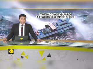 Philippines accuses China of attacking vessels with water cannons in South China Sea