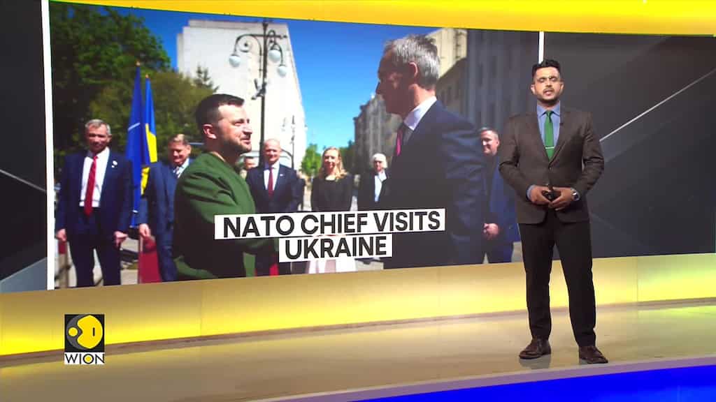 Russia-Ukraine war: President Zelensky meets and holds talks with visiting NATO chief in Kyiv