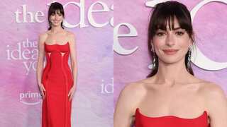Anne Hathaway sets the glamour quotient high at Idea of You premiere in New York City