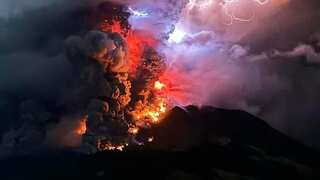 Mount Ruang erupts again: Indonesia shuts down international airport, evacuates people
