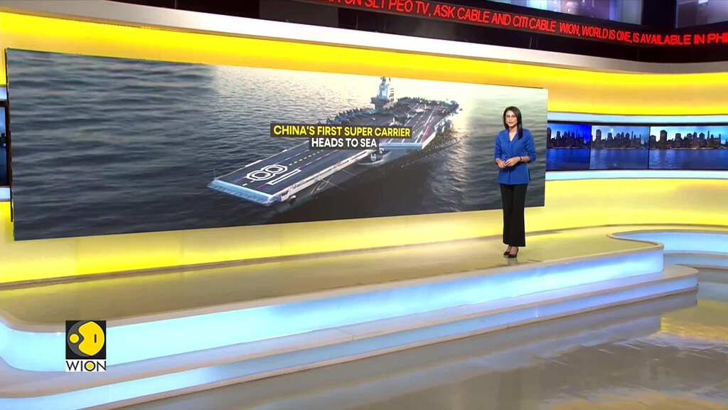 China's first Super Carrier heads to sea