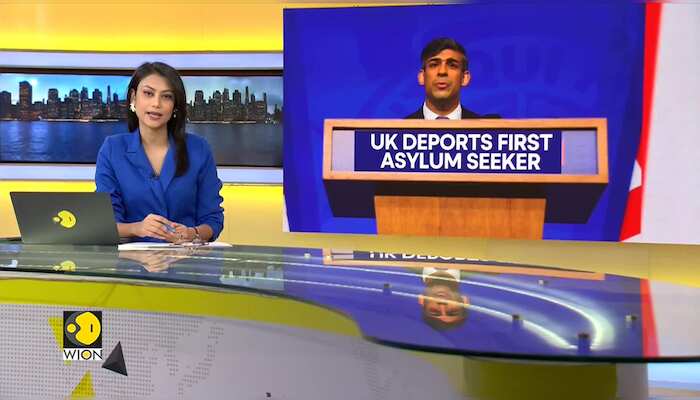 UK sends first Asylum seeker to Rwanda under voluntary scheme