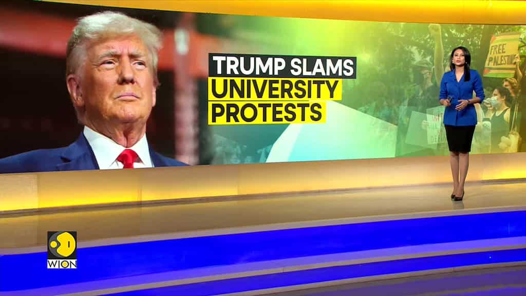 US: Trump slams University protests, draws parallel to Capitol Hill riots