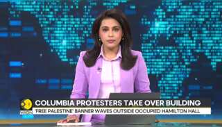 US: Pro-Palestinian protesters at Columbia University take over campus building