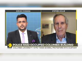 Protesters chant 'free Palestine' slogans at Columbia University, take over campus building