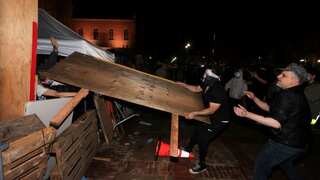 Pro-Palestine and pro-Israel protesters clash at UCLA campus, police step in