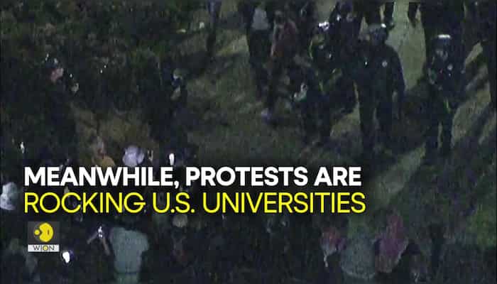 Protests at UCLA: Police crackdown on protesters intensifies