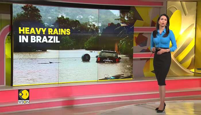 Heavy rains kill at least 10 in Brazil, over 1,400 displaced in Southern Brazil