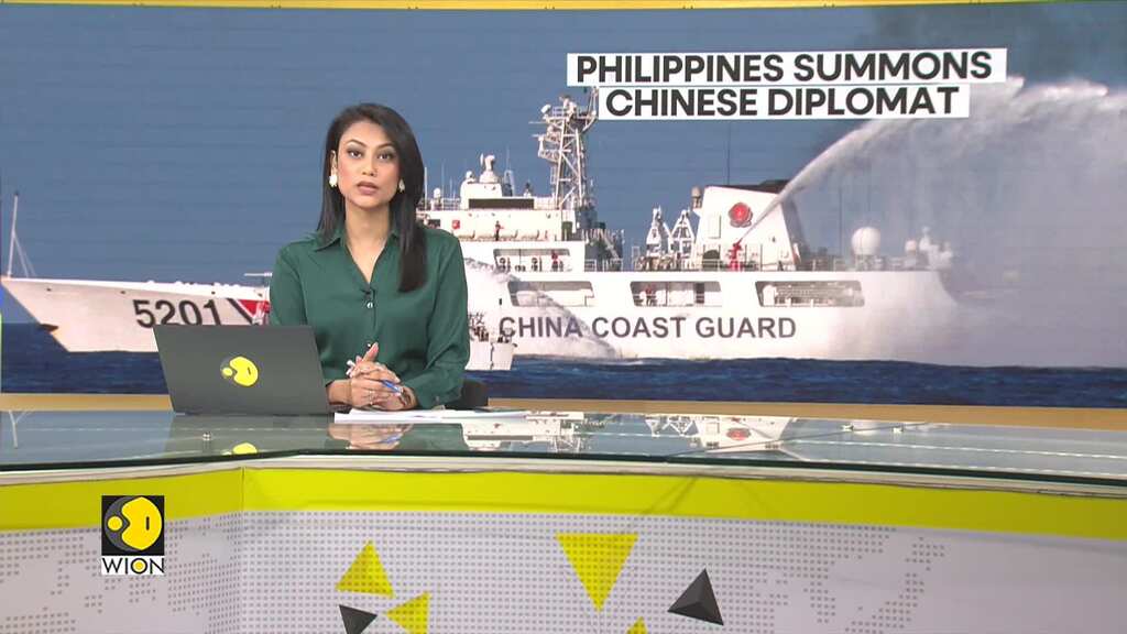 Philippines summons Chinese diplomat over water cannon attack in South China Sea